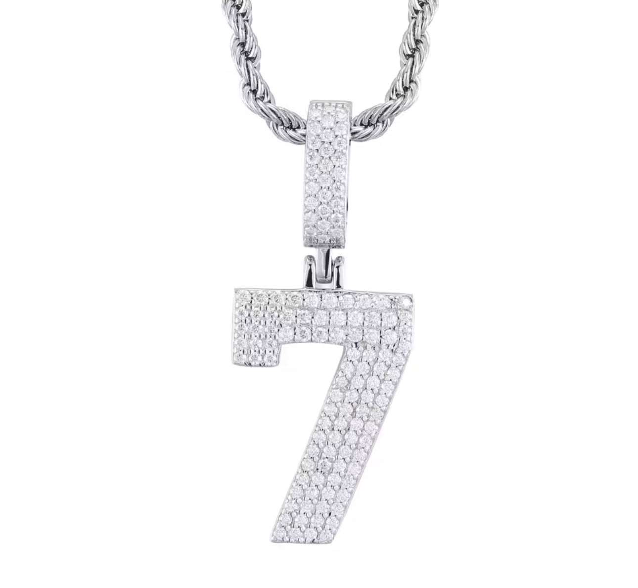 925 Sliver Fully Moissanite # Pendants