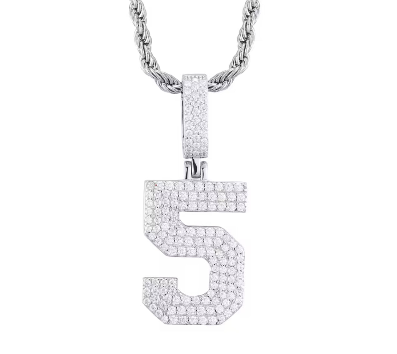 925 Sliver Fully Moissanite # Pendants