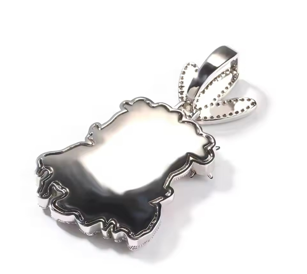 Jesus Cartoon Pendant (Diamond Tester Approved)