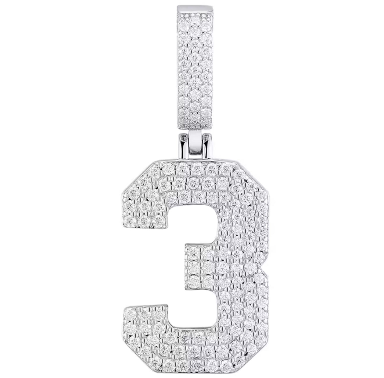 925 Sliver Fully Moissanite # Pendants