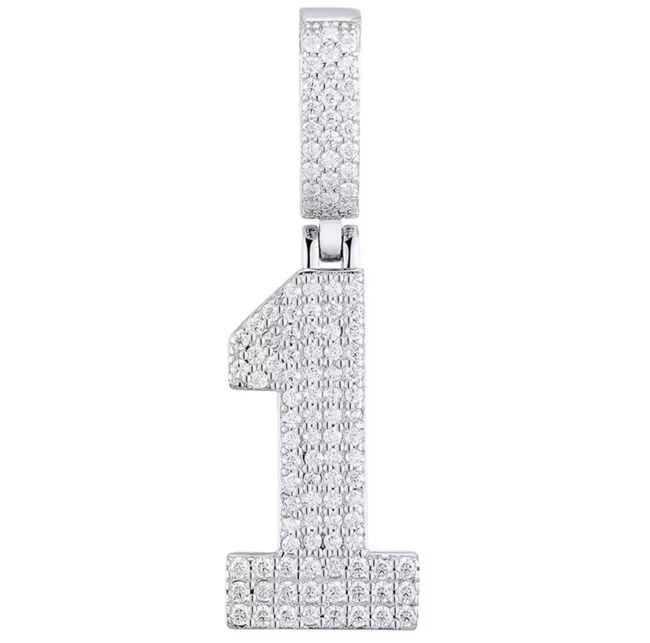 925 Sliver Fully Moissanite # Pendants