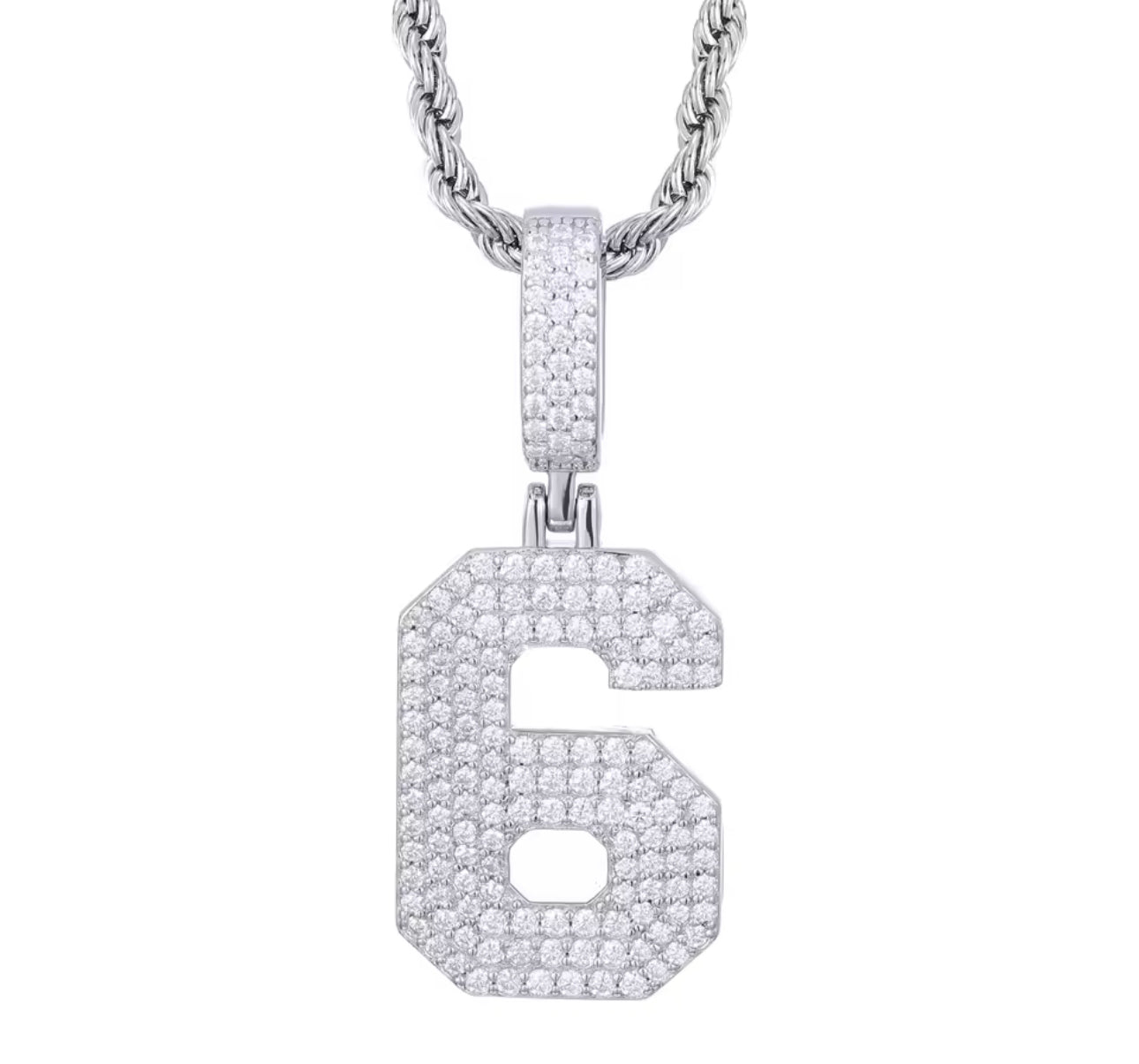 925 Sliver Fully Moissanite # Pendants