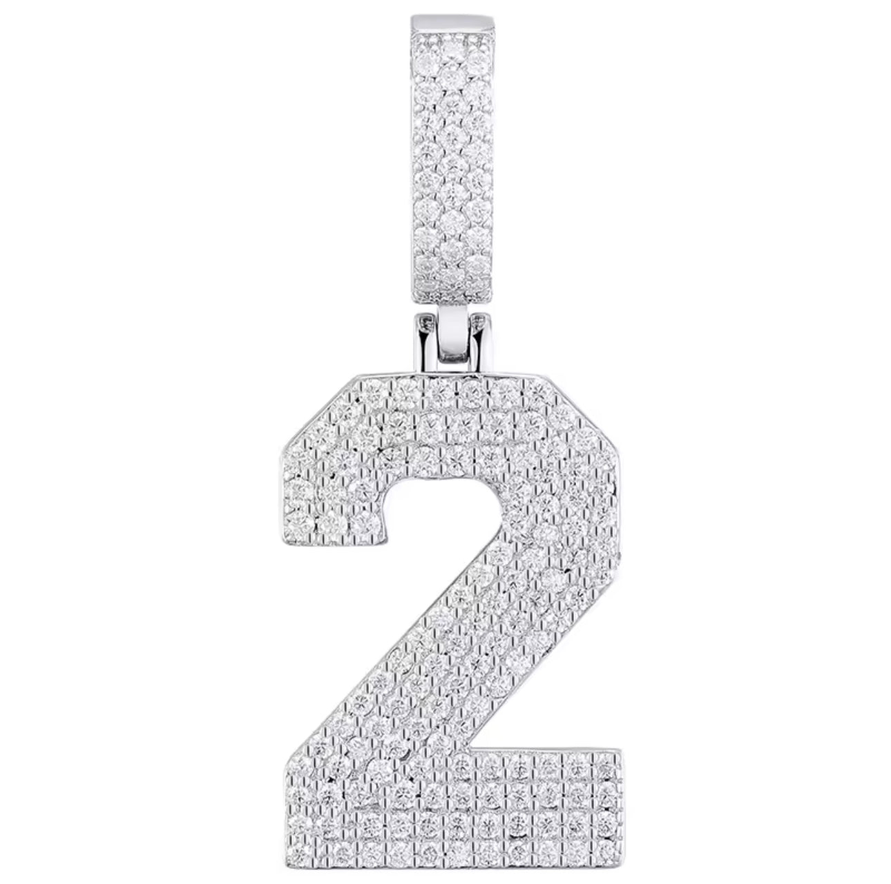 925 Sliver Fully Moissanite # Pendants