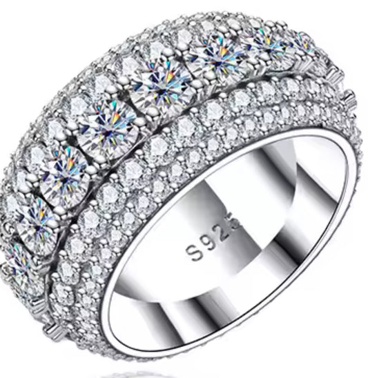 8.50 Carat Round Cut Eternity Band