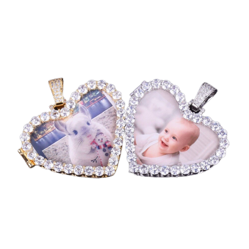 Custom Heart Picture locket Pendant