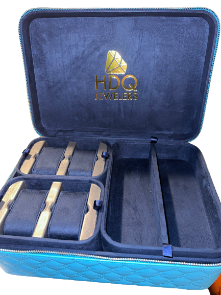 HDQ PREMIUM LUXURY TRAVELING CASE | TIFFANY BLUE | LIMITED EDITION